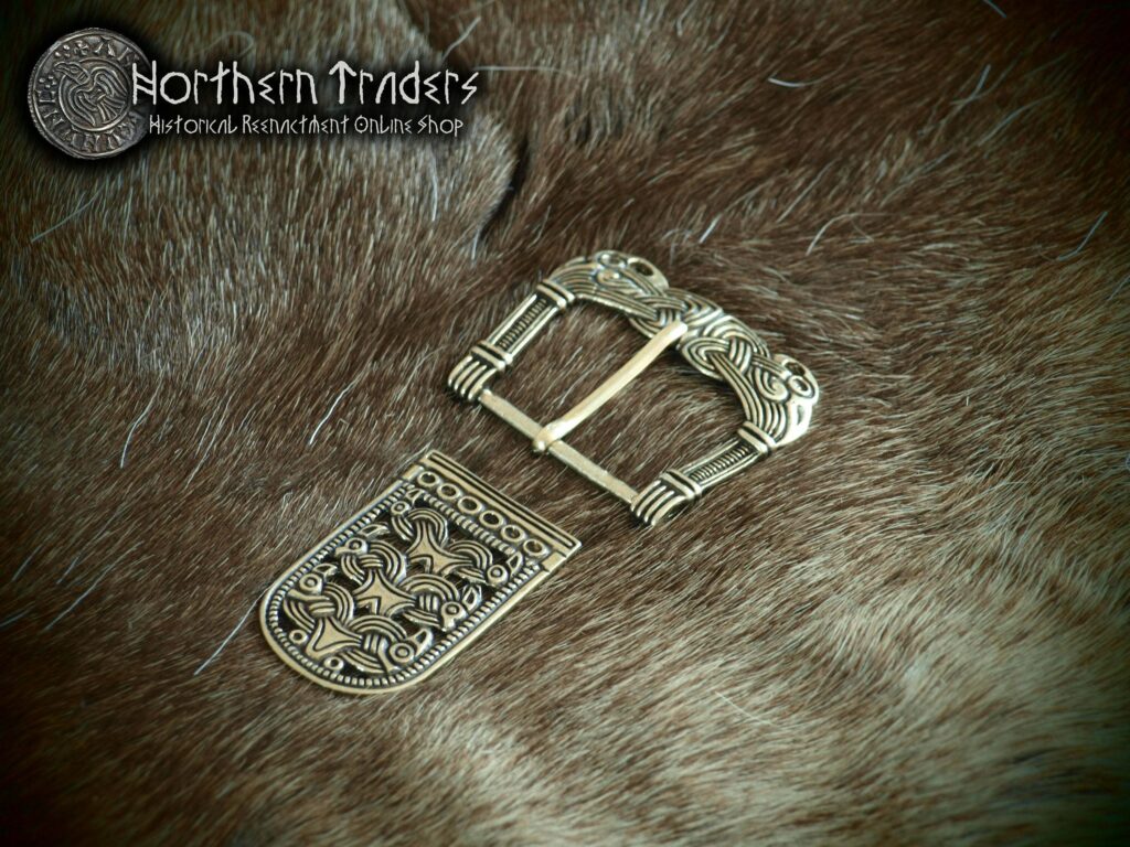 Scandinavian Buckle from Værne & Belt End from Rygge
