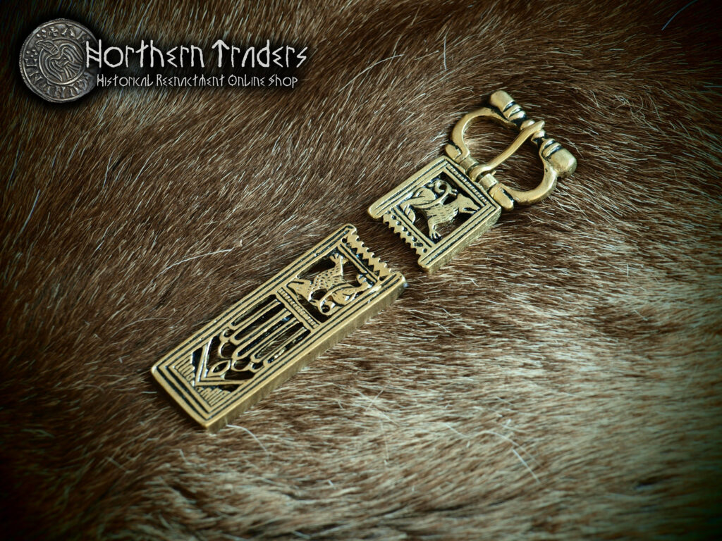 Decorated Buckle & Belt End, 14th-15th Centuries
