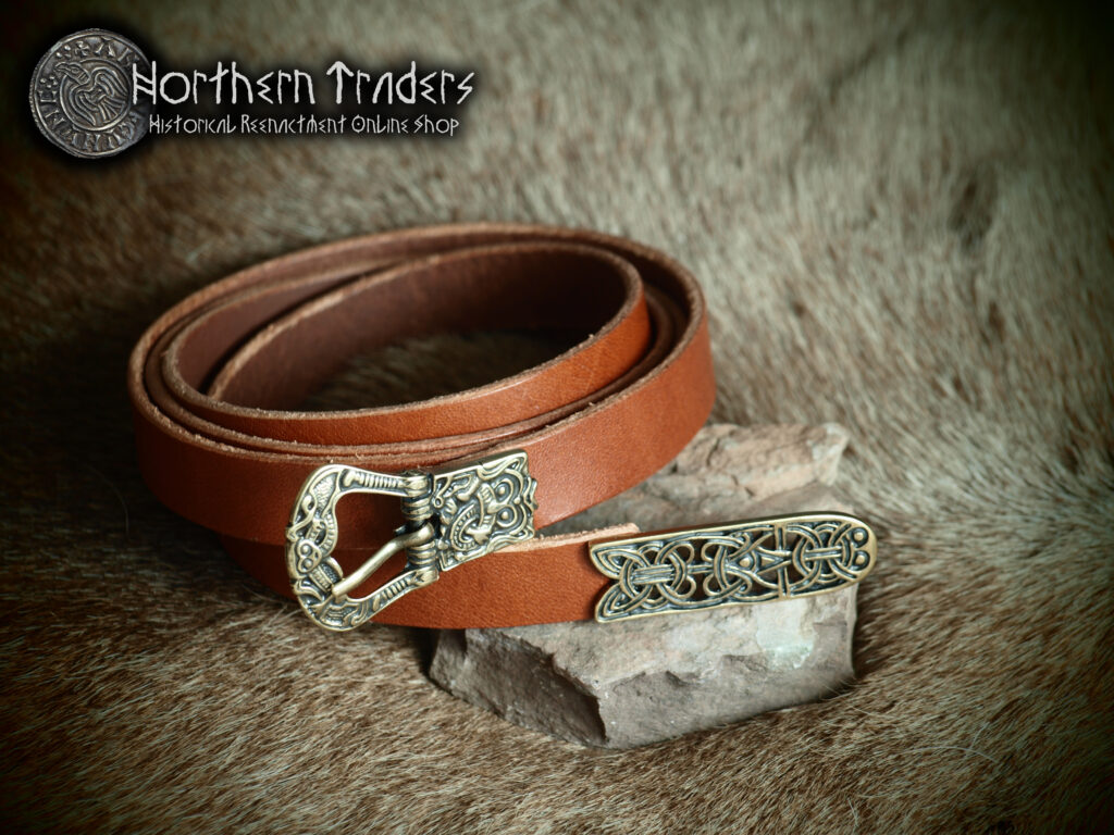 Viking Belt with Buckle & Belt End from Birka