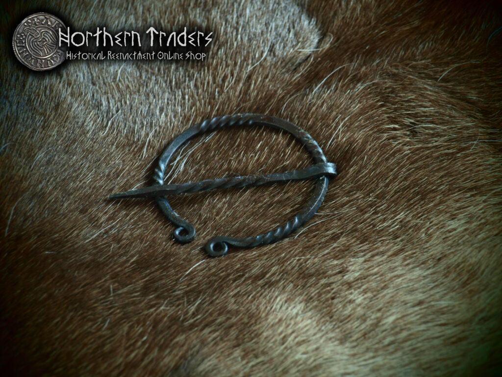 Big Hand Forged Penannular Brooch