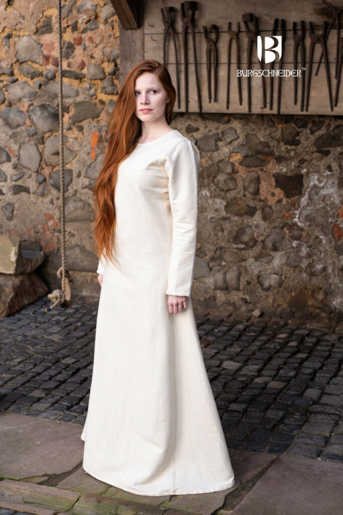 Medieval Underdress “Thora” – Natural Color