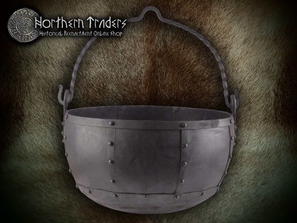 Riveted Steel Cauldron from Oseberg – 21 litres