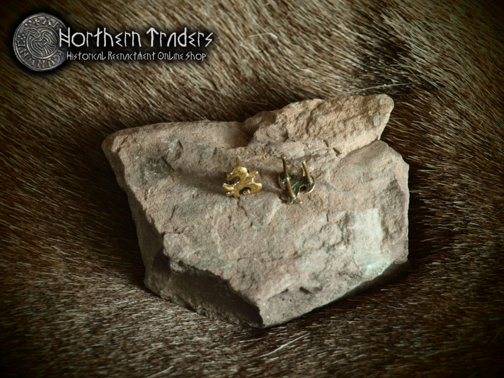 Late Medieval Belt Studs “Fleur-de-Lis” – 5 Pieces