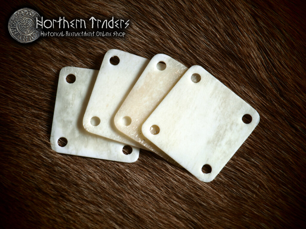 Bone Tablet Weaving Cards – 4 Pieces