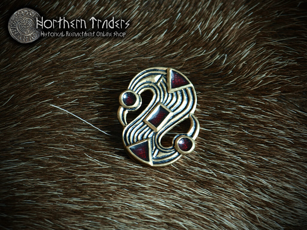Broche Franco Aquiliforme de Cloissoné