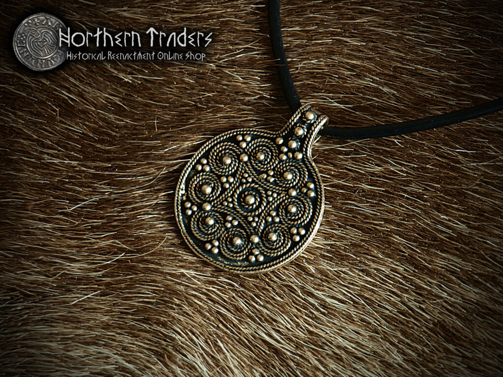 Viking Pendant with Granulation and Filigree