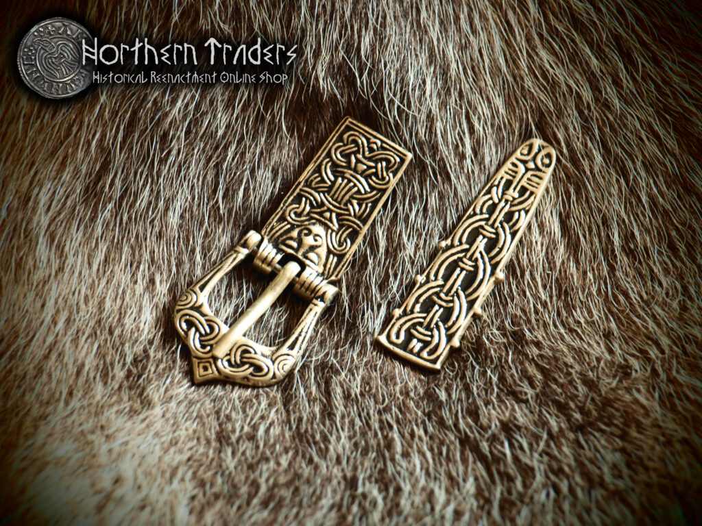 Scandinavian Decorated Buckle & Belt End