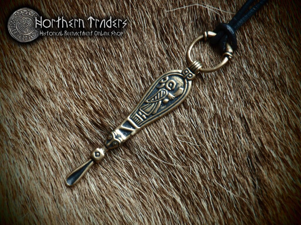 Scandinavian Ear Spoon Pendant from Birka