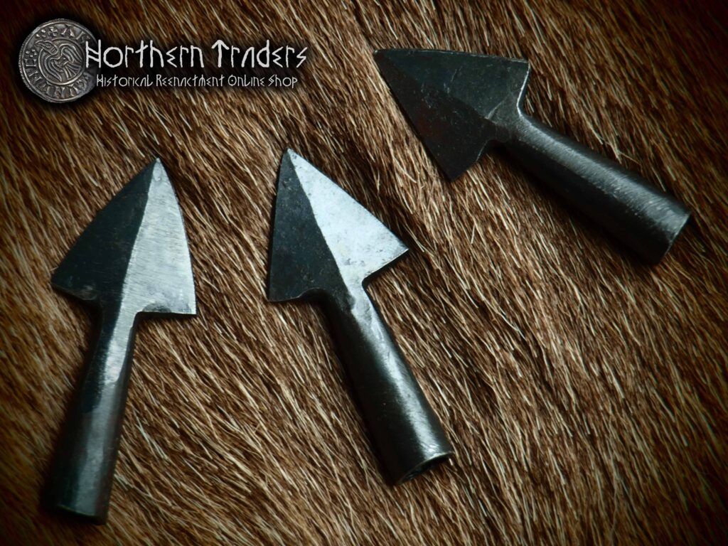 Hand-forged Arrowhead – 3 Pieces
