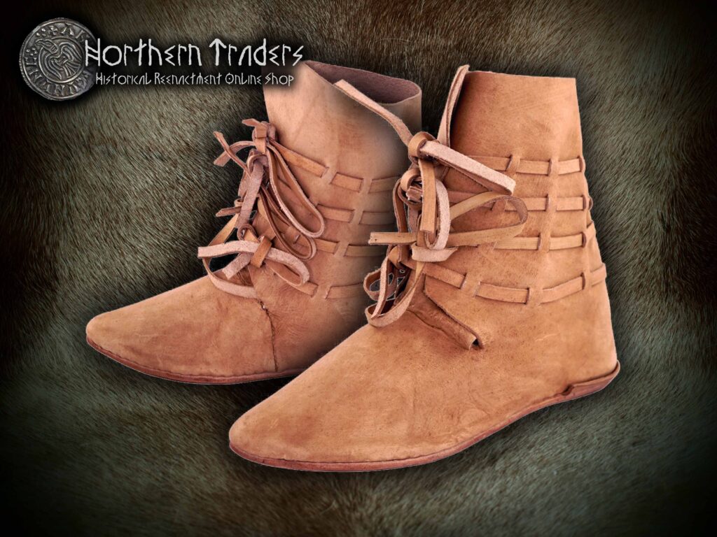 Medieval Laced Boots (Turnshoes)