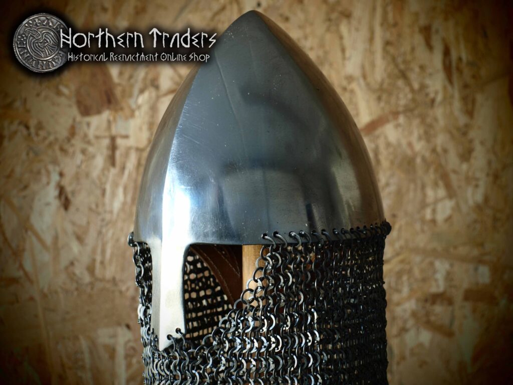 Conical Helmet with Closed Camail
