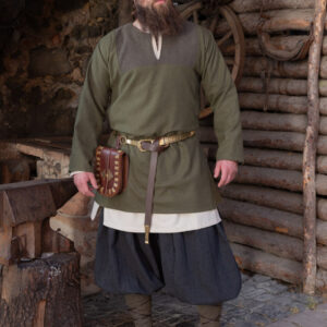 Viking Tunic "Szimon" - Green Wool