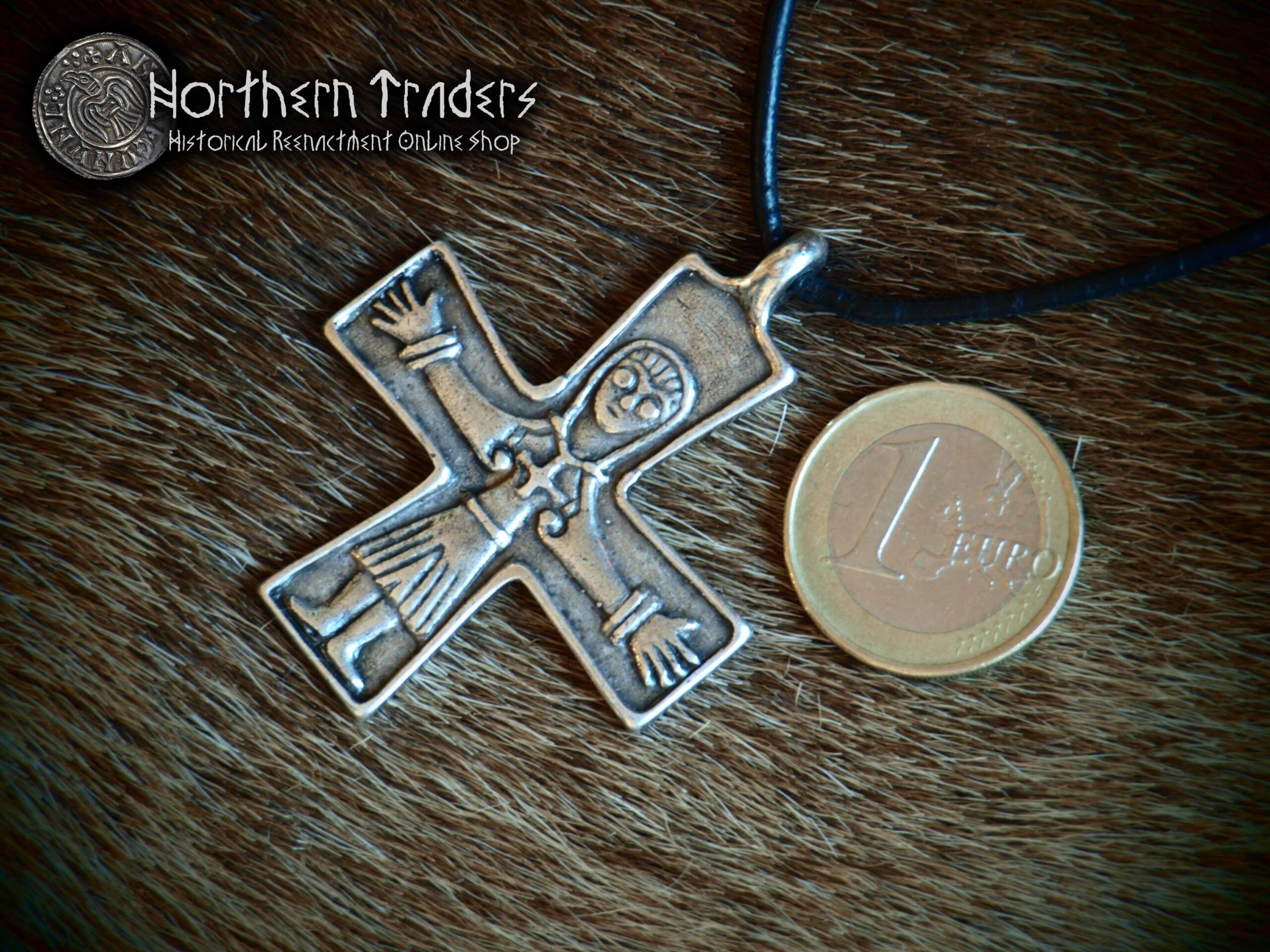 Two Sided Crucifix from Finland - Sterling Silver Version - Image 3