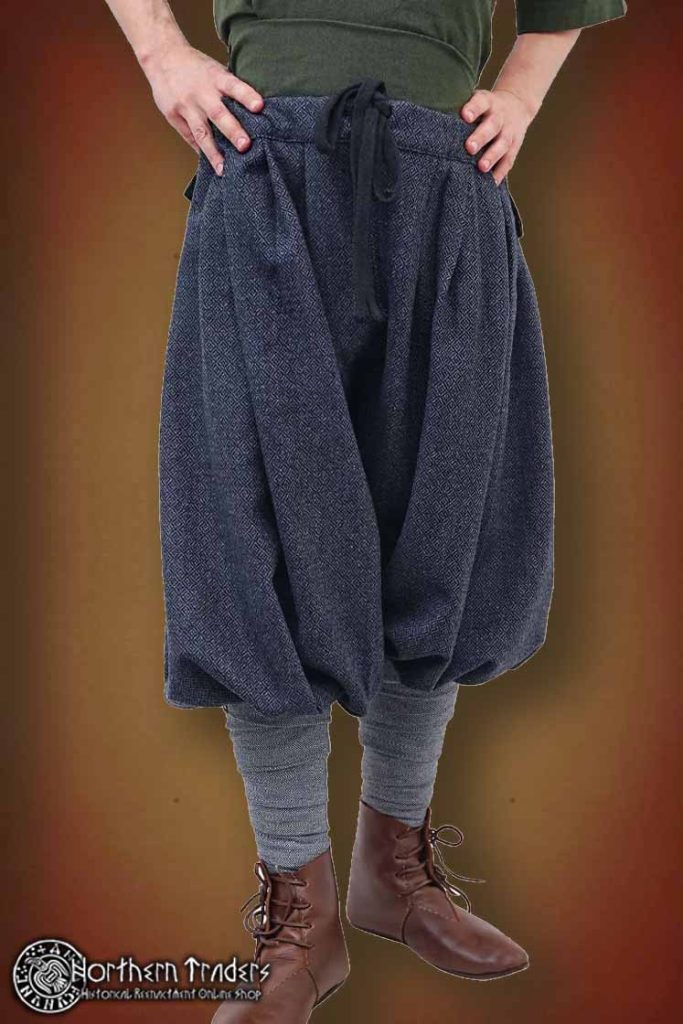 Rus Woolen Trousers – Diamond Twill Blue / Grey