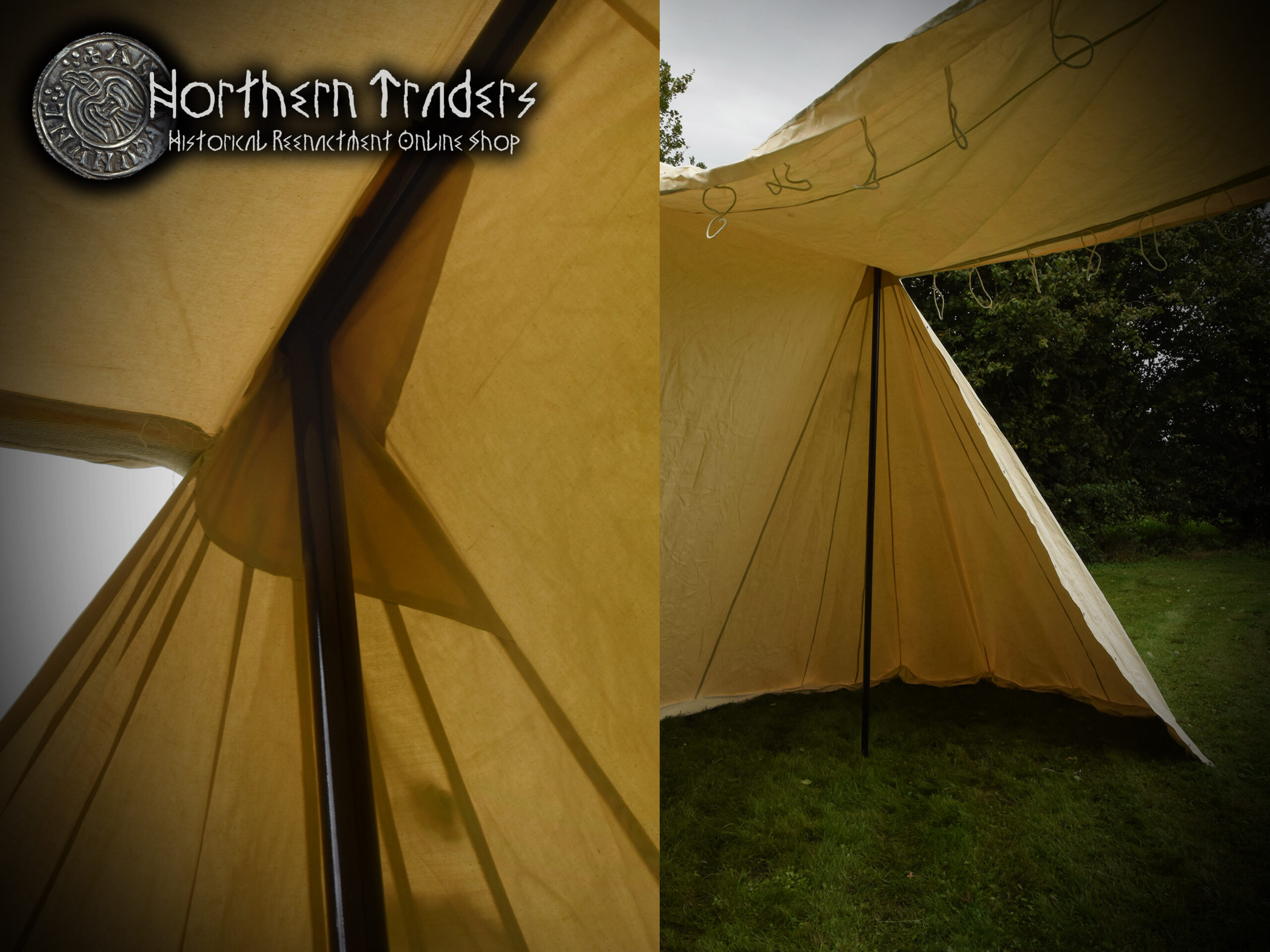 Saxon Trade Tent, 4 x 6 m - Cotton 425 gms - Image 4