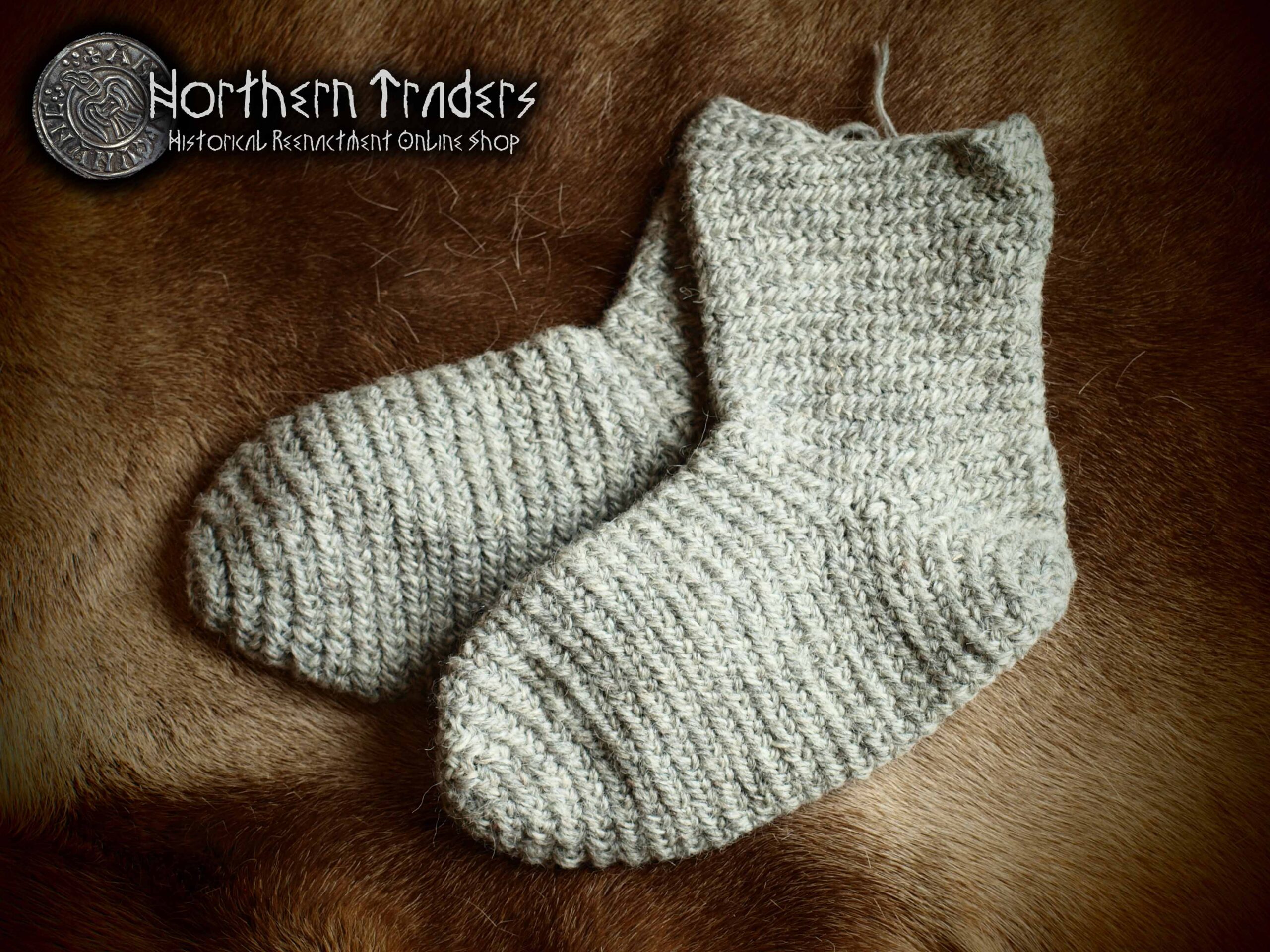 Calcetines de Lana - Naalbinding - Imagen 4