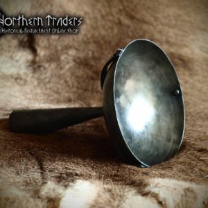 Iron Oil Lamp Bowl with Conical Socket
