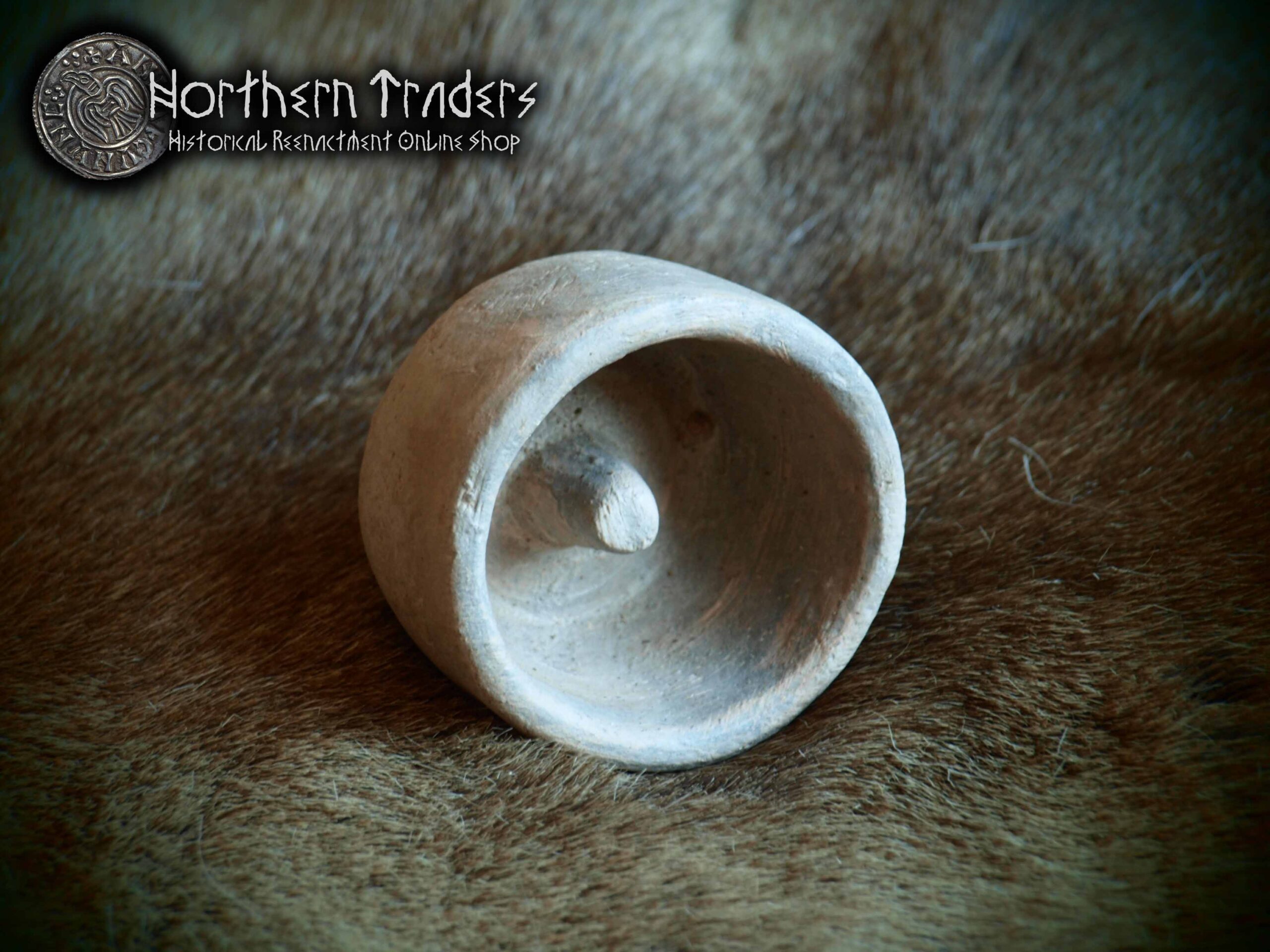 Viking Ceramic Oil Lamp from Birka - Image 3
