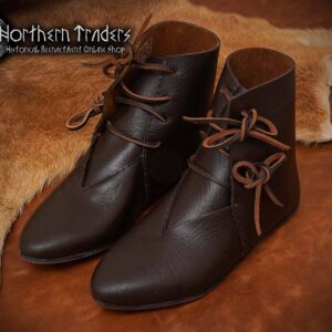 Medieval Laced Low Boots