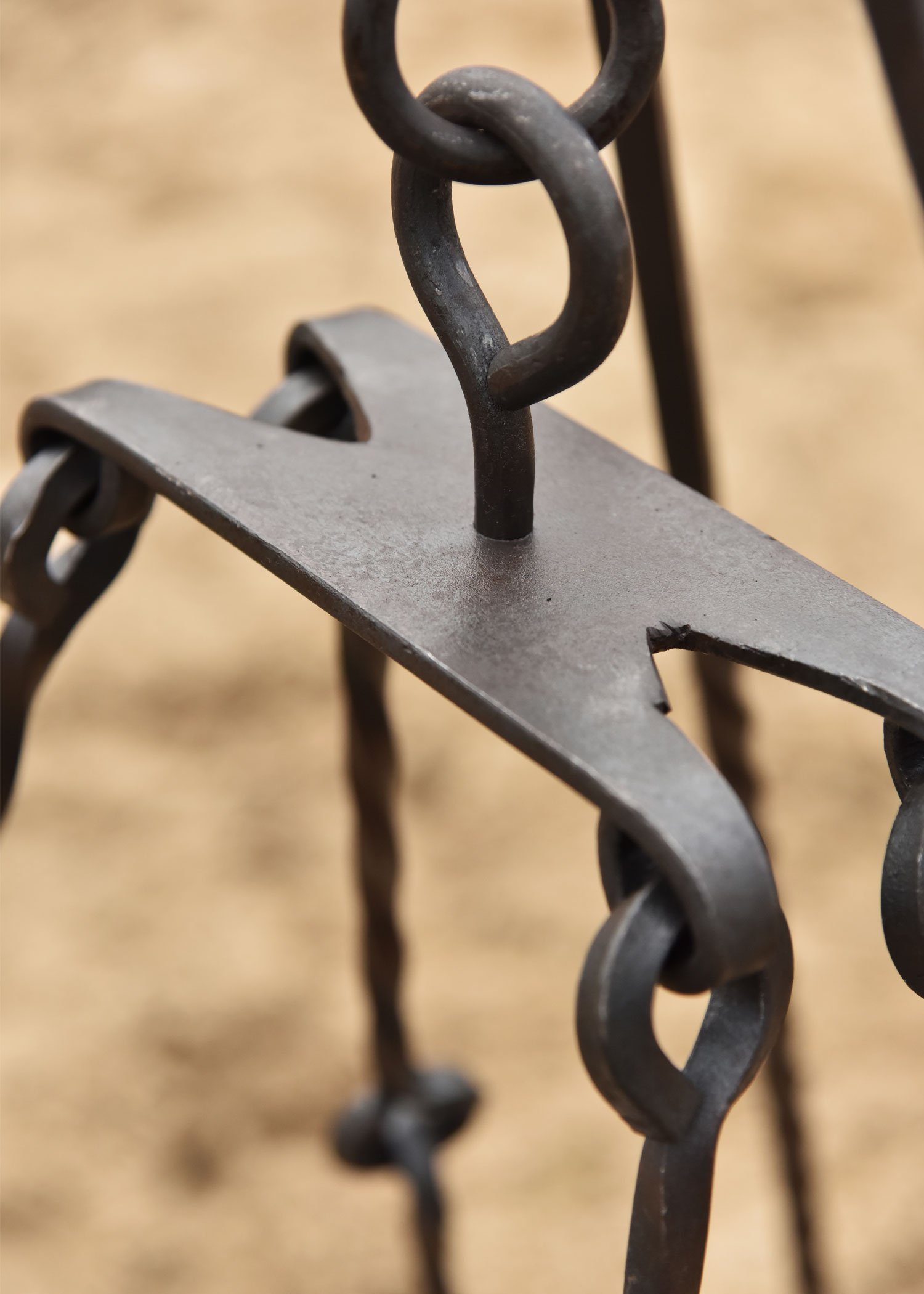 Hand-forged Grill Grate for Tripod - Image 9