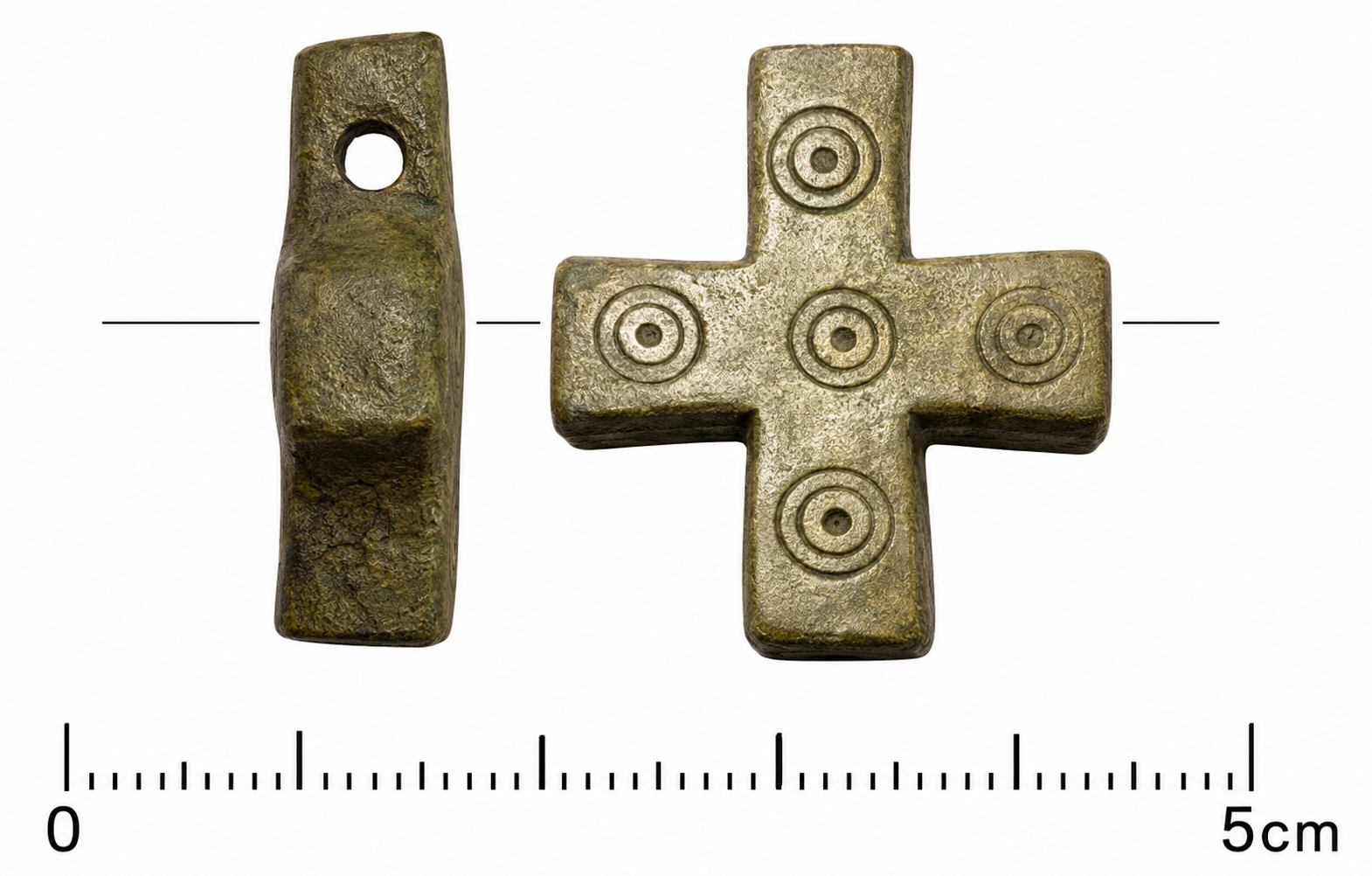 Early Medieval Bone Crucifix from Kána - Image 4