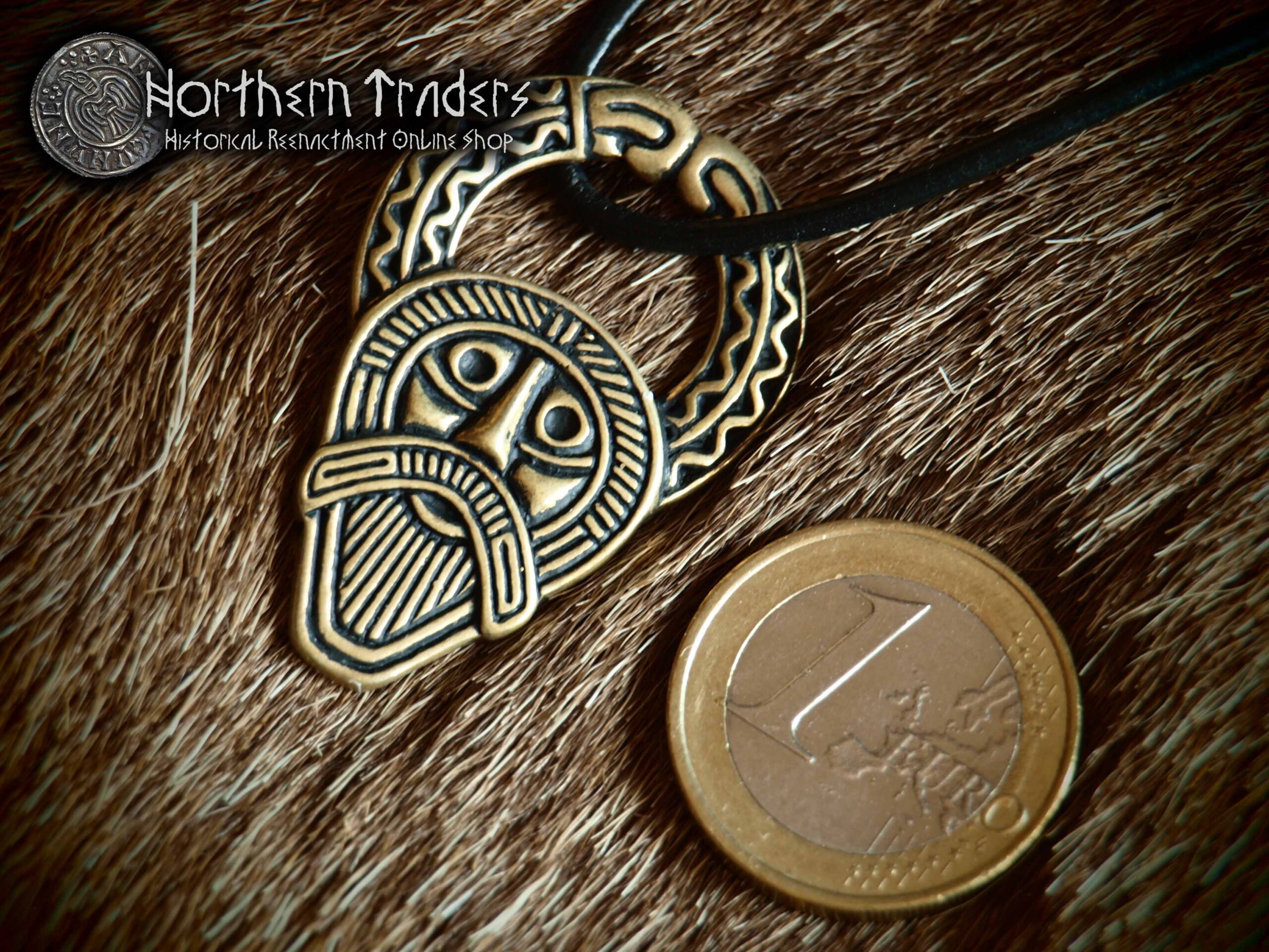 Horned Woden (Odin) Amulet Pendant - Image 3