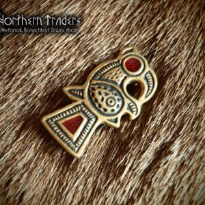 Broche Franco de Cloissoné con Forma de Pájaro
