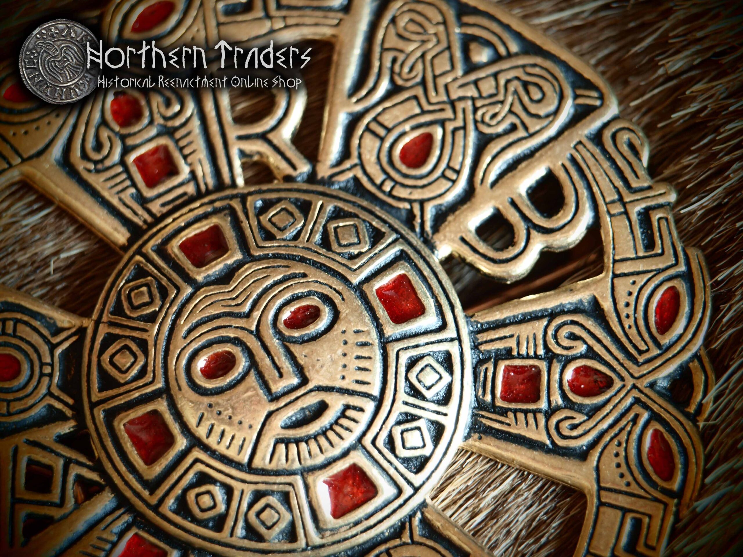 Big Merovingian Disc Brooh from Limons - Image 2