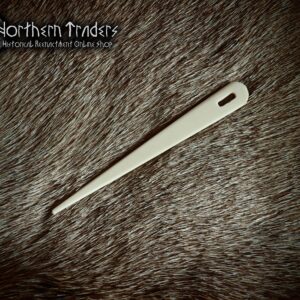 Bone Flat Needle for Naalbinding - 1 Piece