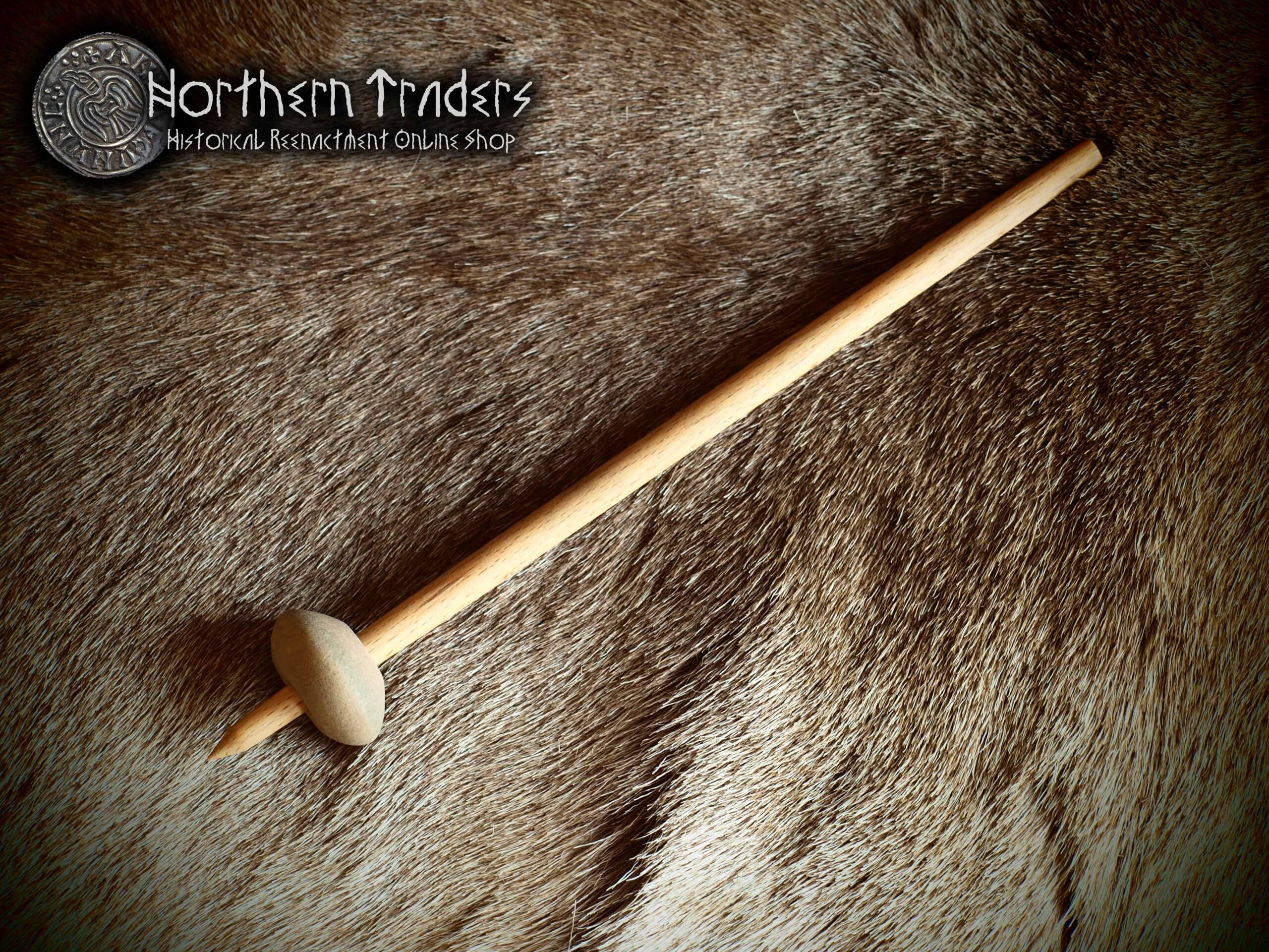 Early Medieval Spindle with Stone Whorl - Image 3