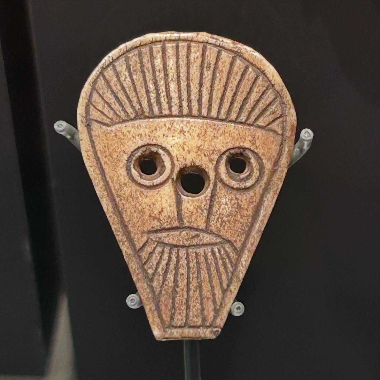 Viking Bone Pendant with Bearded Face - Image 4
