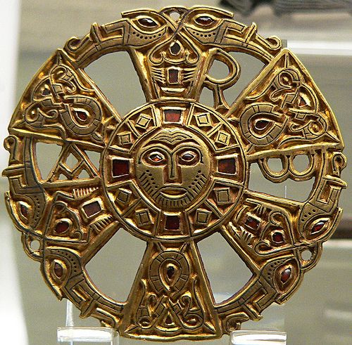 Big Merovingian Disc Brooh from Limons - Image 4