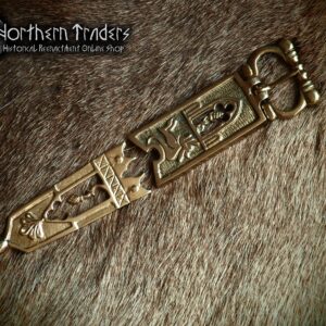 Decorated Buckle & Belt End, 14th-15th Centuries