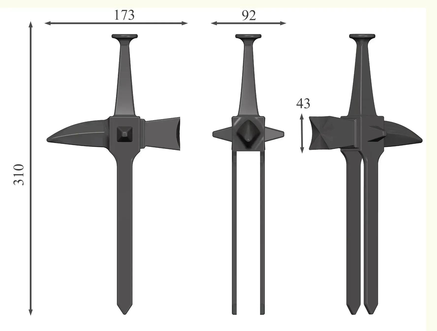 Martillo de Guerra para Entrenamiento - Imagen 3